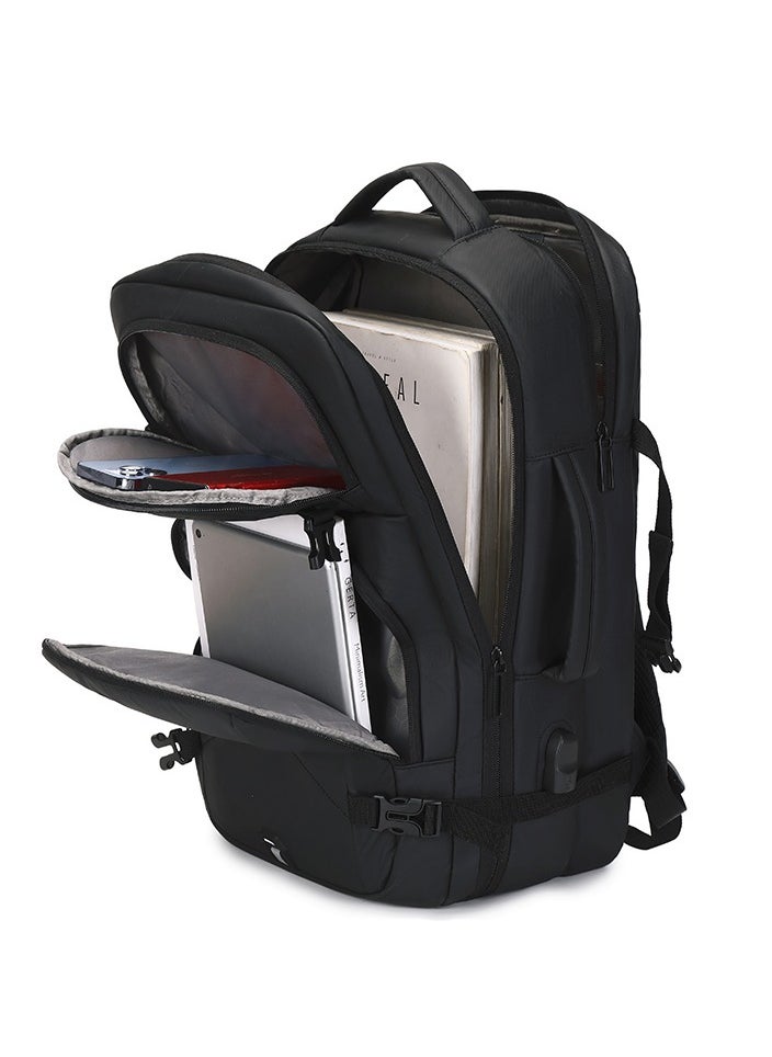 RAHALA - Rl-2023 Traveler Backpack Spacious 15.6-Inch Laptop Bag With Modern Design - Black - Image 1