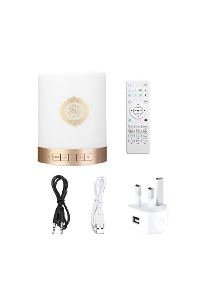 Bluetooth Lamp Speaker White/Gold - Image 1
