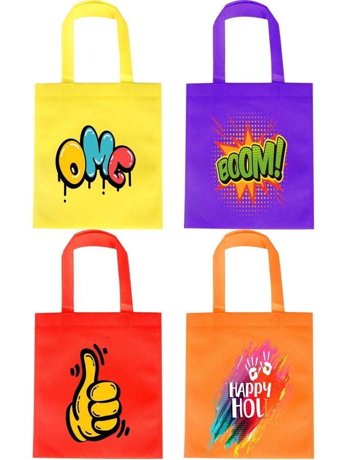 SPERPAND 30Pcs Small Gift Bags with Handles, Holiday Gift Bag Treat Tote Party Favor Bags Goodie Bags for Kids Birthday, Baby Shower, Easter Bag - Image 2