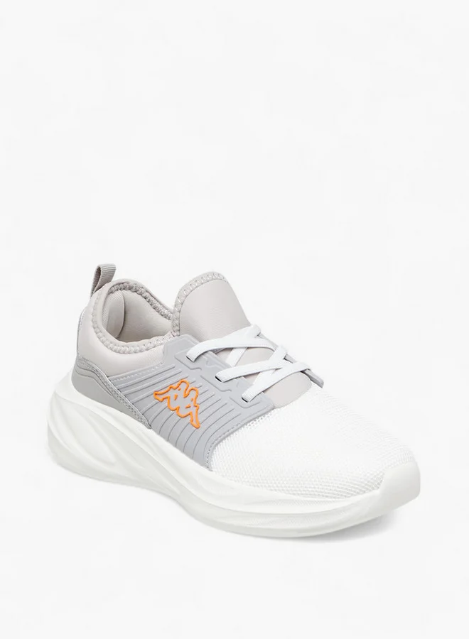 كابا Boys' Textured Lace-Up Sports Shoes with Pull Tabs