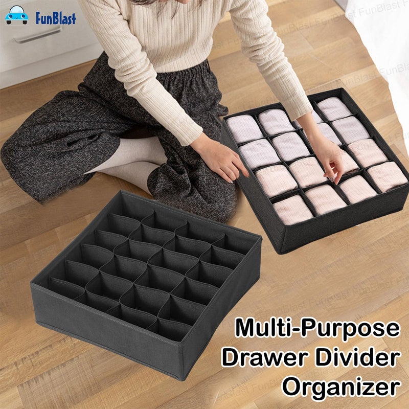 FunBlast FunBlast Drawer Divider Adjustable Drawer Dividers Drawer Organizer Drawer Organizer Closet Storage for Bra Lingerie Panties Socks Briefs Ties Separators for Wardrobes - Image 5
