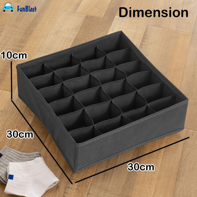 FunBlast FunBlast Drawer Divider Adjustable Drawer Dividers Drawer Organizer Drawer Organizer Closet Storage for Bra Lingerie Panties Socks Briefs Ties Separators for Wardrobes - Image 3