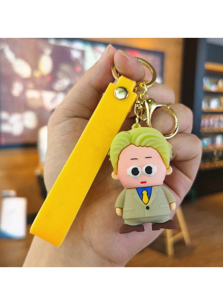 1-Piece Jujutsu Kaisen Nanami Kento Keychain Anime Key Ring Pendant Q Style