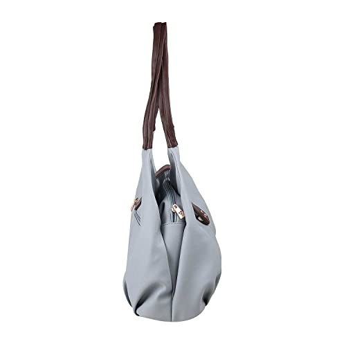 Mochi Light Blue Women Shoulder Bag (66-8375) - Image 4