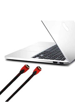 Arabest High Speed HDMI Cable With Nylon Braided Cord Supports Ethernet Black/Red  - Image 4