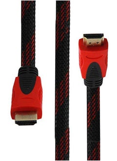 Arabest High Speed HDMI Cable With Nylon Braided Cord Supports Ethernet Black/Red  - Image 2