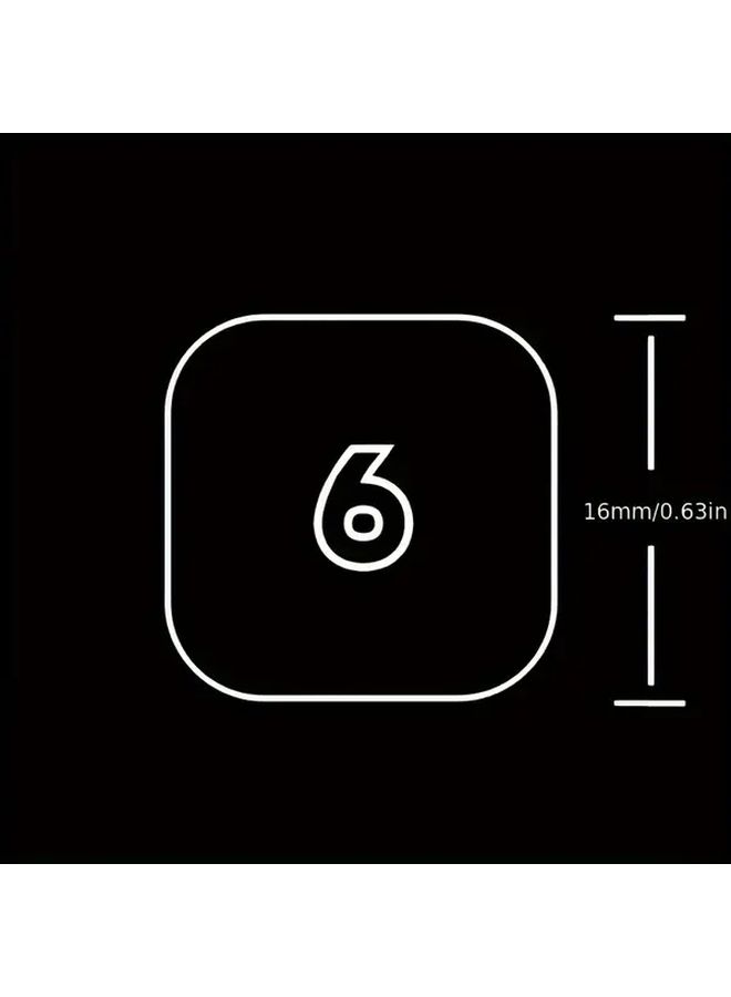 أخضر 10 قطع نرد رقمي بزوايا دائرية مقاس 16 ملم لتعليم الرياضيات وألعاب الألغاز - Image 4