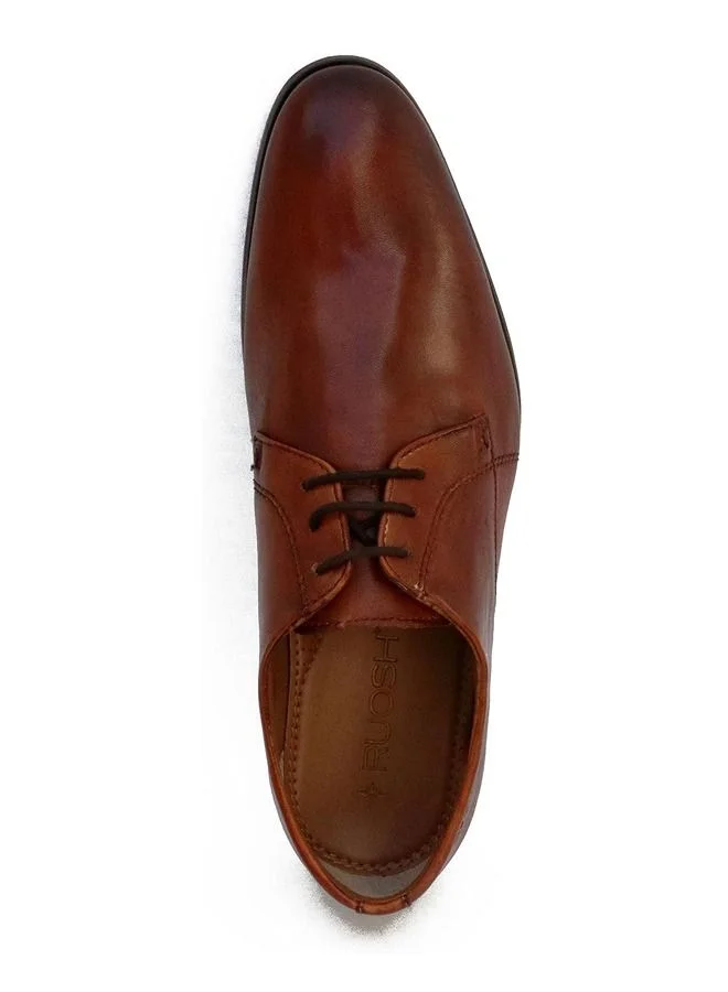 RUOSH Mens Oxford Derby Lace up Comfort Leather Work Office Formal Occasion Party Wear Premium Shoes