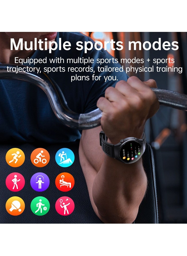 EVEREEN - FD06 Massage CES Sleep Aid Smart Watch ECG Bluetooth Measuring Blood Pressure Blood Oxygen Heart Rate Blood Sugar Blood Lipids Uric Acid Body Temperature Sleep Aid Electrode Therapy Android iOS 1.43 - Image 1