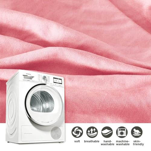 Kertnic Decor Canopy for Kids Bed, Soft Smooth Playing Tent Canopy Girls Room Decoration Princess Castle, Dreamy Mosquito Net Bedding, Children Reading Nook Canopies in Home (Nordic Pink) - Image 5