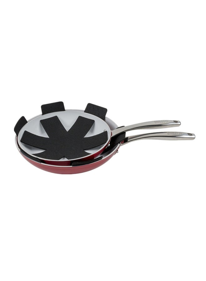 Felt Pot Pad Black Non-woven Pot Pad Non-stick Non-slip Heat Insulation Pad Protective Pad Six-claw Non-slip-Color:green Printing-Specifications:matching Opp Bag  - Image 5