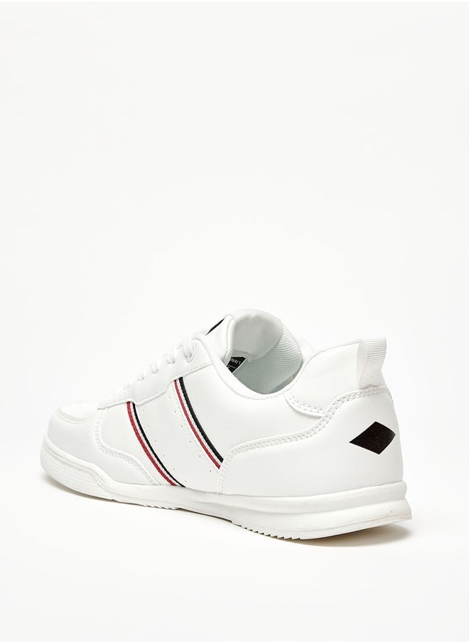 Lee Cooper - حذاء رياضي للرجال مزين بالشعار مع تفاصيل برباط - Image 1