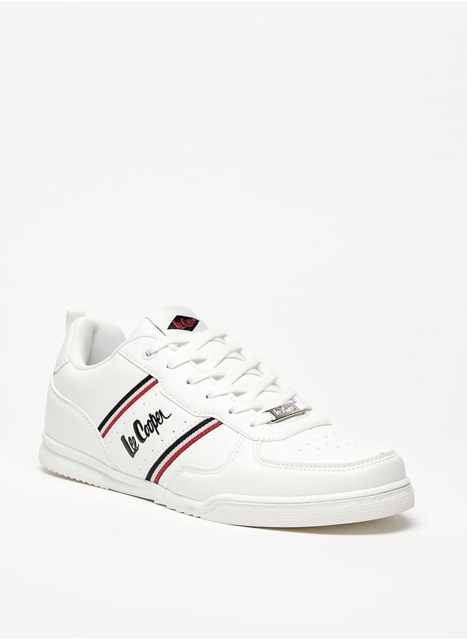 Lee Cooper - حذاء رياضي للرجال مزين بالشعار مع تفاصيل برباط - Image 1