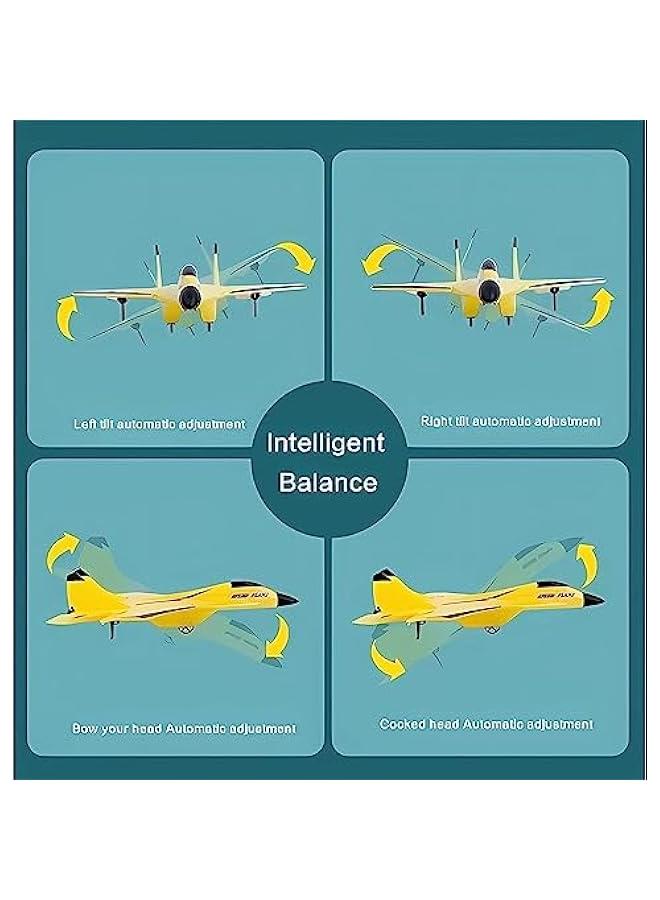 Remote Control Wireless Airplane Toy with Lights, Su-35 Rc Glider 2 Channel 2.4 GHZ Remote Control Planes, Outdoor Foam Rc Aircraft for Hobby Rc Airplanes - Image 3