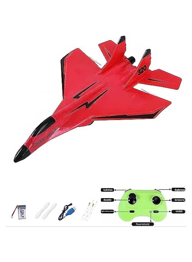 Remote Control Wireless Airplane Toy with Lights, Su-35 Rc Glider 2 Channel 2.4 GHZ Remote Control Planes, Outdoor Foam Rc Aircraft for Hobby Rc Airplanes - Image 1