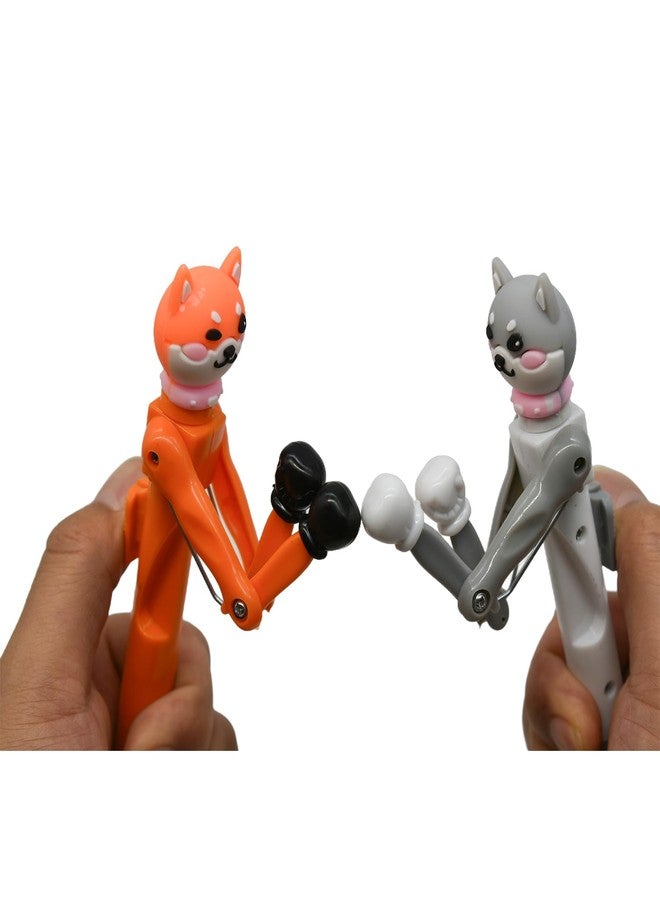 Lopenle 4 PCS Cool Boxing Cat Pens Funny Catty Ballpoint Pens Novelty Animal Boxing Pens With Black Ink For Office Birthday Party（4 Colors Random Pack - Image 3