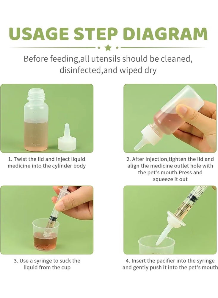 A.M Cat water or milk feeder, syringe feeder dog  cat and small animal, syringe for cats, cat feeding syringe, pet milk feeder,  and water syringe. - Image 4