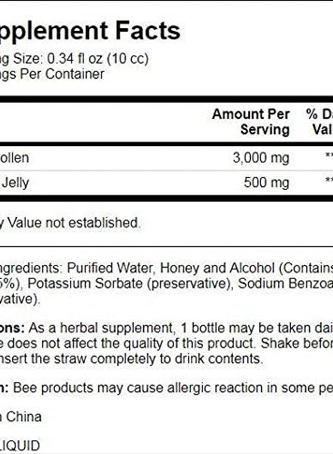 prince of peace Prince of Peace Supreme Beijing Royal Jelly with Bee Pollen, 30 Count  - Image 3