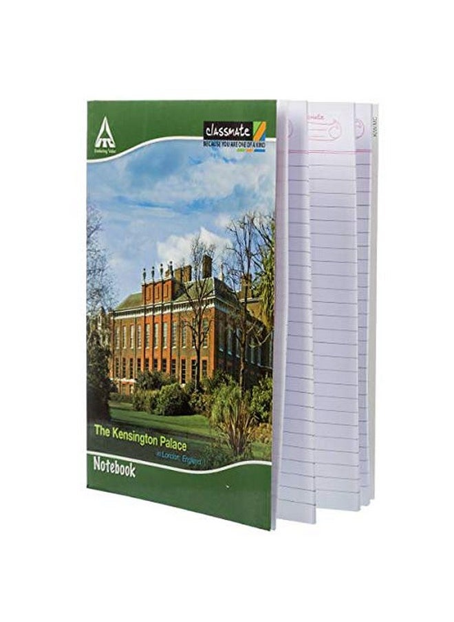 classmate Classmate Longbook - 297 X 210 mm, 384 Pages, Single line,Pack of 4  - Image 2