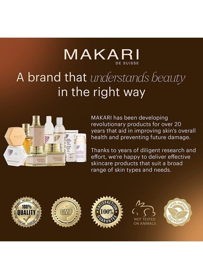 Makari Premium+ Body Brightening Beauty Milk (4.57 fl oz) | Anti-Aging Body Lotion | Softens and Smoothens Skin | Helps Diminish Discolorations and Dark Marks | Enhances Luminosity and Vibrance