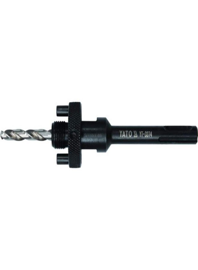 Yato YT-3374 Arbor For Hole Saws|Suitable for size 32-200mm|SDS Plus|Arbor Adaptor|Drill|Steel Arbor| Bimetal Hole Saw Smooth Cutter|Mechanical|Automobile|Industrial Tools|Power Tools - Image 1