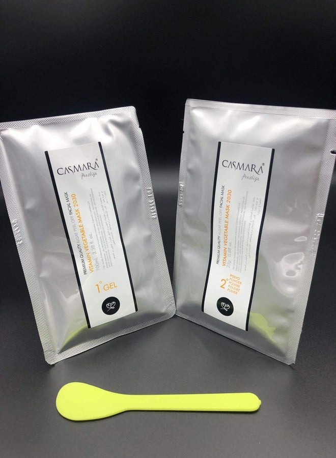 كاسمارا أقنعة الوجه المقشرة من الطحالب عالية الجودة من كاسمارا 4.26 أونصة/جل القناع (3.38 أونصة)/بودرة القناع (0.88 أونصة) (نباتي) - Image 2