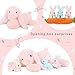 BENINY Big Pink Bunny Stuffed Animal 24 Large Easter Stuffed Bunny Rabbit Plush Toy Gifts for Girls Baby Plushy Mommy Bunny Surprise with 3 Babies Inside - Image 4