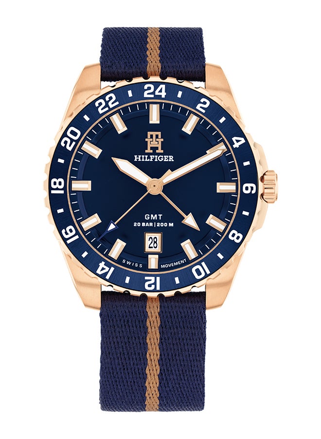 TOMMY HILFIGER ساعة يد رجالية بعقارب مصنوعة من خليط معدني دائرية الشكل 1792130 - 41.5 ملم - Image 1