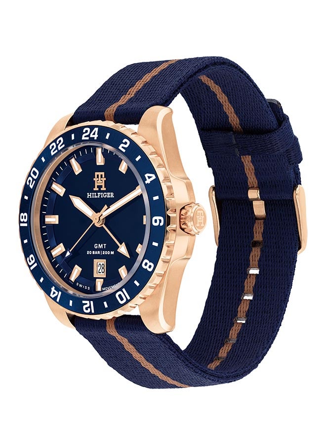 TOMMY HILFIGER ساعة يد رجالية بعقارب مصنوعة من خليط معدني دائرية الشكل 1792130 - 41.5 ملم - Image 2