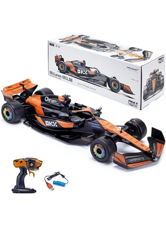 McLaren MCL38 Formula 1 RC Car 1:14 Scale 39214 - Image 1