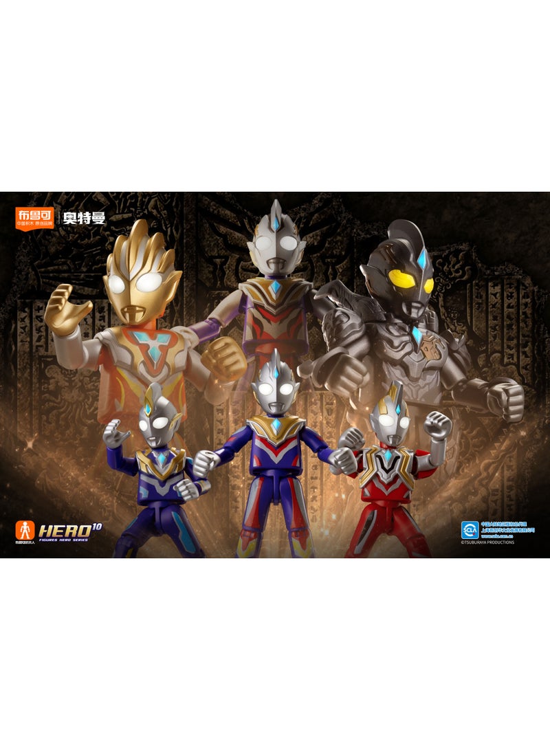 يا شباب بلوكيز أولترامان 73113 Galaxy Version 13 Unleash Your Imagination | Blind Box طقم تركيب مجسم | 23 نقطة حركة | 25–36 قطعة | قابل للوضعيات | فرصة نسخة سرية 1/36 | هدية قابلة للجمع (عمر 9+) - Image 4