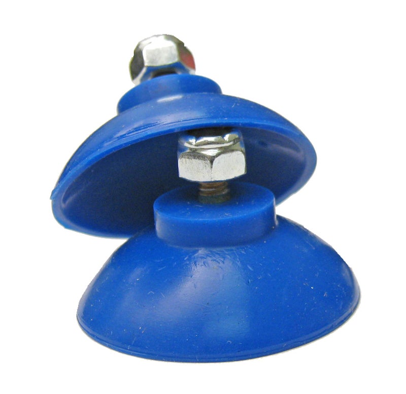 ArcMate EZ Reacher Replacement Gripper Cups Food Safe Indoor Reacher Grabber Tips Part for Repair Heat Resistant Silicone Cups with Locknuts Blue 2 Pairs 4 Cups