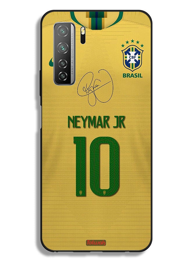 Tolwak Huawei P40 lite 5G Protective Case Cover Neymar Jr 10 - Image 2