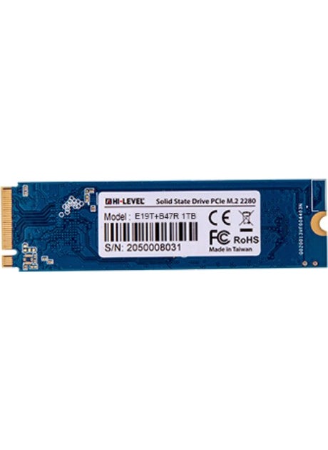 Hi-Level - Hlv-M2PCIeg4X4SSD2280-1T 1TB 3600-3400MB M2 NVMe PCI-E SSD - Image 1
