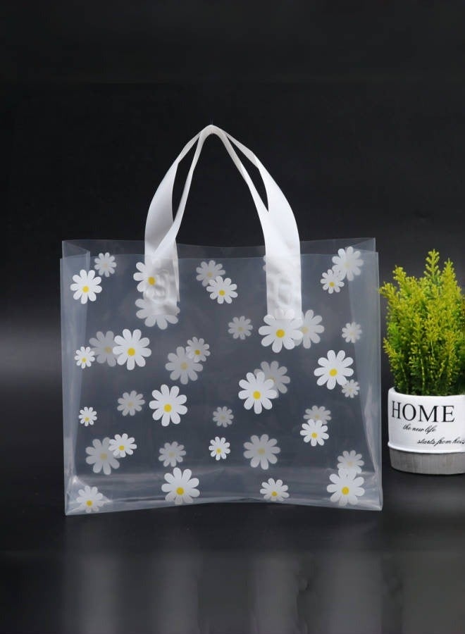 Generic 20pcs Reusable Transparent Bags For Party Gift Distribution Bags Clear Bag Portable 27x27x8cm  - Image 1