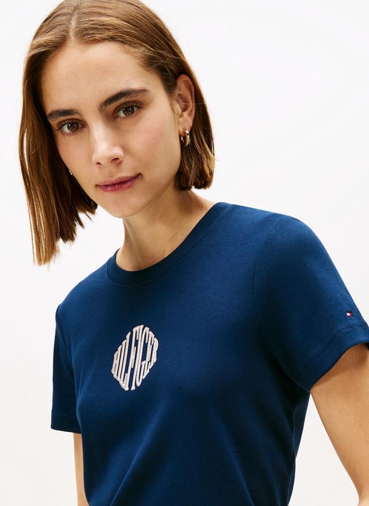 TOMMY HILFIGER Graphic Crew Neck T-Shirt - Image 3