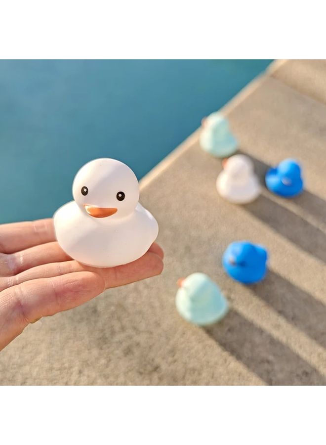 42 Cool Summer Vinyl Ducklings Colorful PVC Duck Decor for Party Preparation Kids Bathroom Accessories Party Favors No Electricity Needed Durable Material Vibrant Colors - Image 1