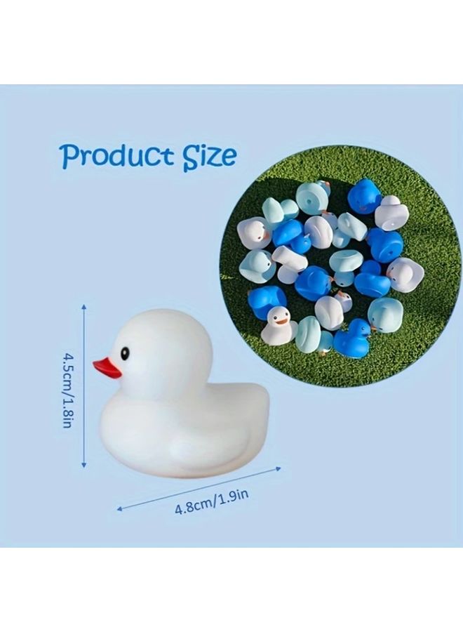 42 Cool Summer Vinyl Ducklings Colorful PVC Duck Decor for Party Preparation Kids Bathroom Accessories Party Favors No Electricity Needed Durable Material Vibrant Colors - Image 3