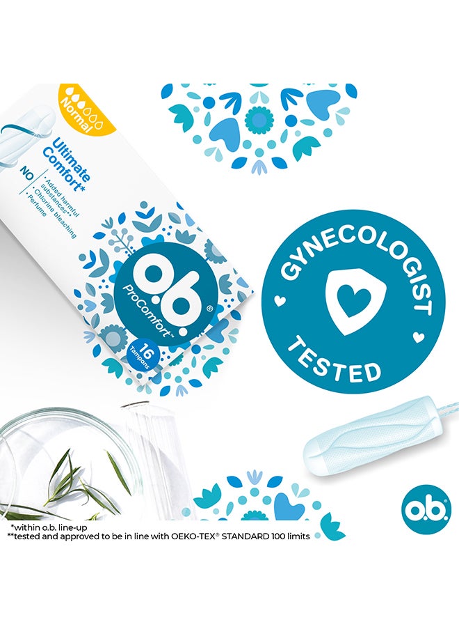 o.b. Ultimate comfort Normal Tampons 16 Pcs  - Image 5