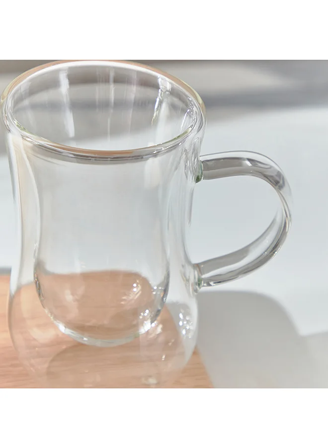 Home Box Sip Savor 2-Piece Double Wall Mug Set 100 ml