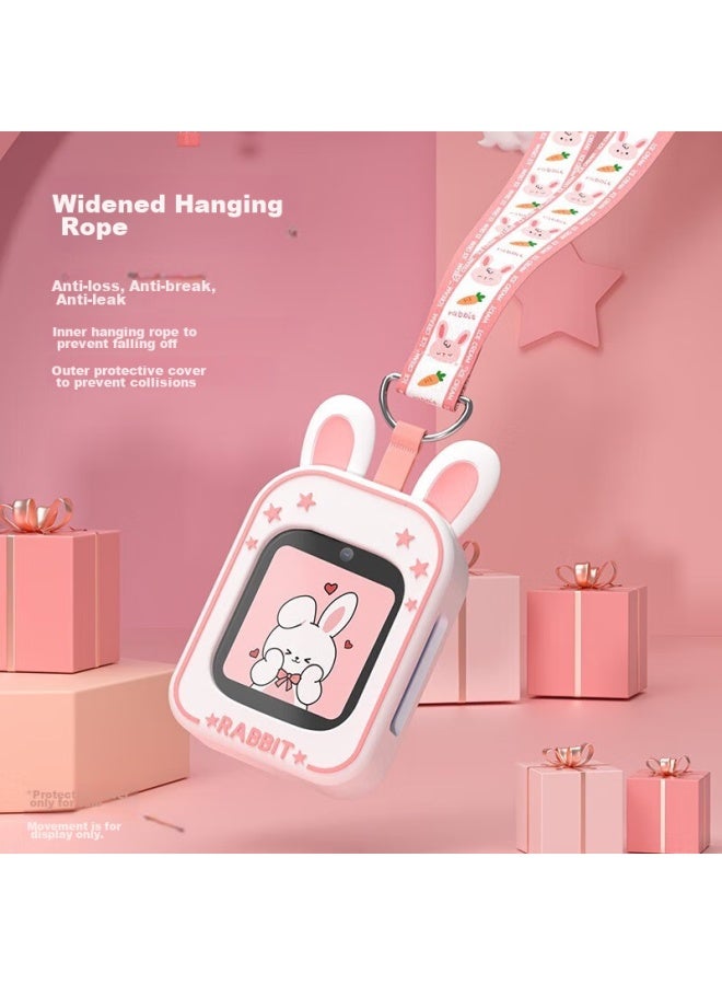 Chensong متوافق مع Xiaomi Mi Bunny سوار ساعة ذكية للأطفال 2s/4c/5c/6c/c7a، غطاء واقي، حافظة تعليق، سيلكون سوار عنق مضاد للفقد، غطاء واقي - Image 5