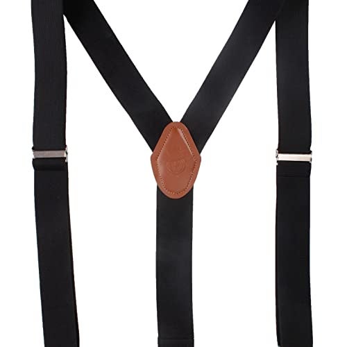 Peluche Men's Novelist Charmer 3.5cm Strap Width Elastic Suspenders (Black) - Image 3