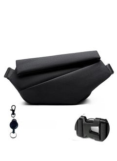New men's casual shoulder buckle bag