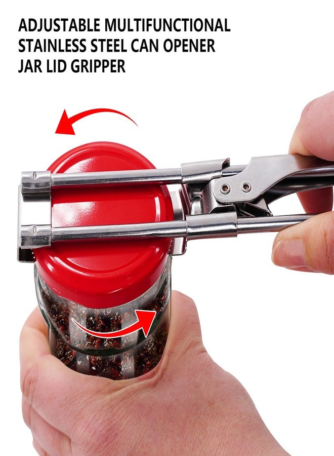 eispap Jar & Bottle Opener, Adjustable Multifunctional Stainless Steel Can Opener Jar Lid Gripper, Manual,Kitchen Accessories - Image 3