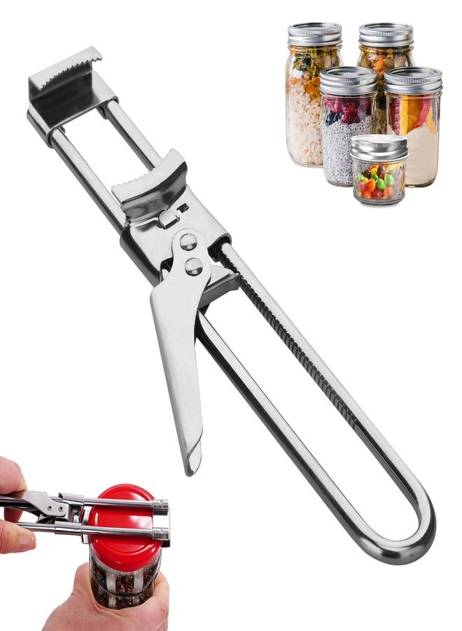 eispap Jar & Bottle Opener, Adjustable Multifunctional Stainless Steel Can Opener Jar Lid Gripper, Manual,Kitchen Accessories - Image 1