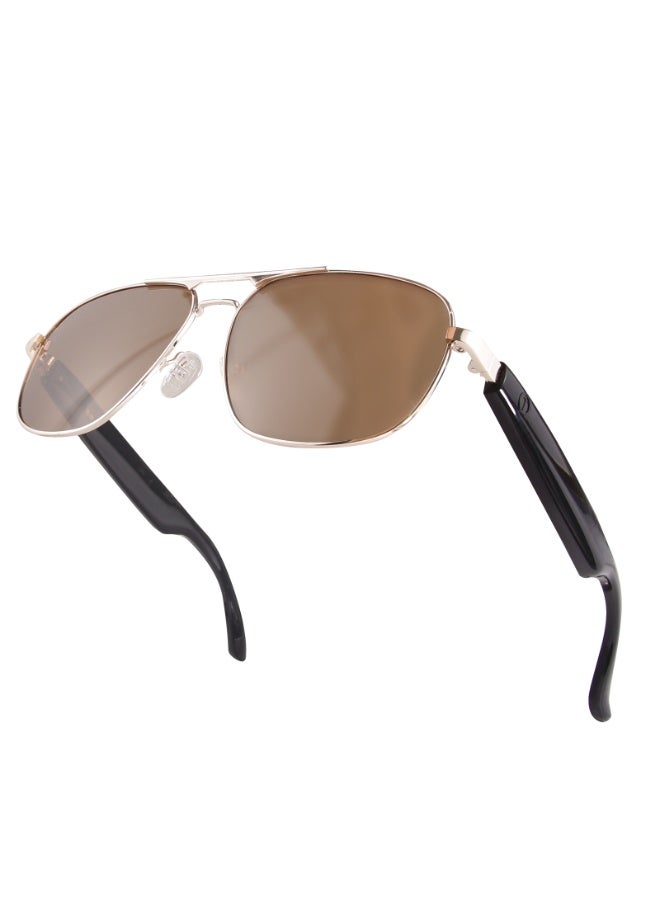 General Smart Bluetooth Sunglasses GS02 Intelligent Audio UV Resistant Glasses Smart Chip UV400 Protection Glasses and Earphones Bluetooth 5.4 Intelligent Control Operation Bilateral Stereo Dual Magnetic Charging Outdoor Sports Talking on The Phone Listening to Music Remote Camera When Navigating Playing Games Right-Hand Assistant  - Image 2