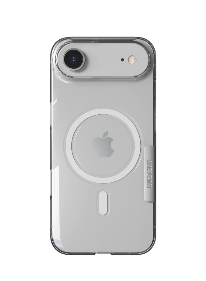 Nudient Thin Case w/ MagSafe for Apple iPhone 17 Air 6.6" | Ultra Slim 1mm LightWeight Cover Precision Fit, Anti-Scratch, Eco-Friendly, Patte Finish Grip, Wireless Charging - Transparent - Image 1