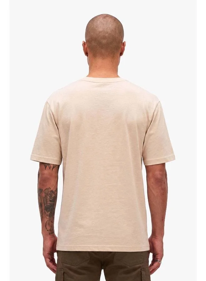 Bad Bear Rise Beige Printed Men's T‑shirt.
