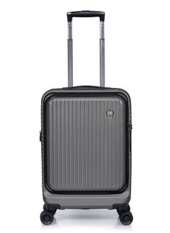 MORANO Luggage Carry-On Trolley Bag  With 4 Spinner Wheels TSA Lock 20 inch Size (Grey)  - Image 3