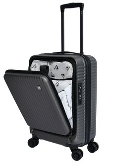 MORANO Luggage Carry-On Trolley Bag  With 4 Spinner Wheels TSA Lock 20 inch Size (Grey)  - Image 2